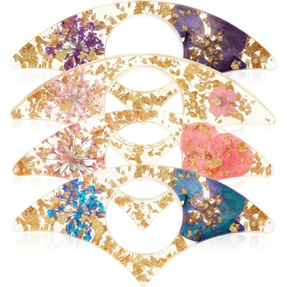 4PCS Gift Dried Flower Resin B - Dried Flower Bookmark review and price