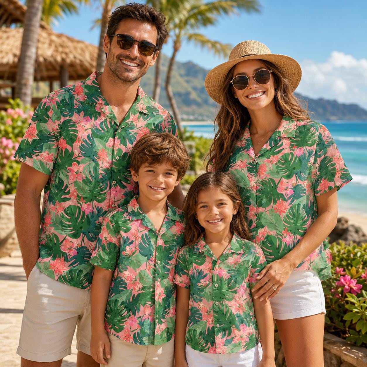 Hawaiian Children's Shirt Plan - Family Tree Print review and price