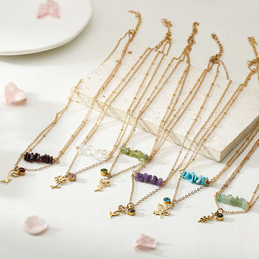 New Birth Month Flower Birthst - Birth Flower Necklace review and price