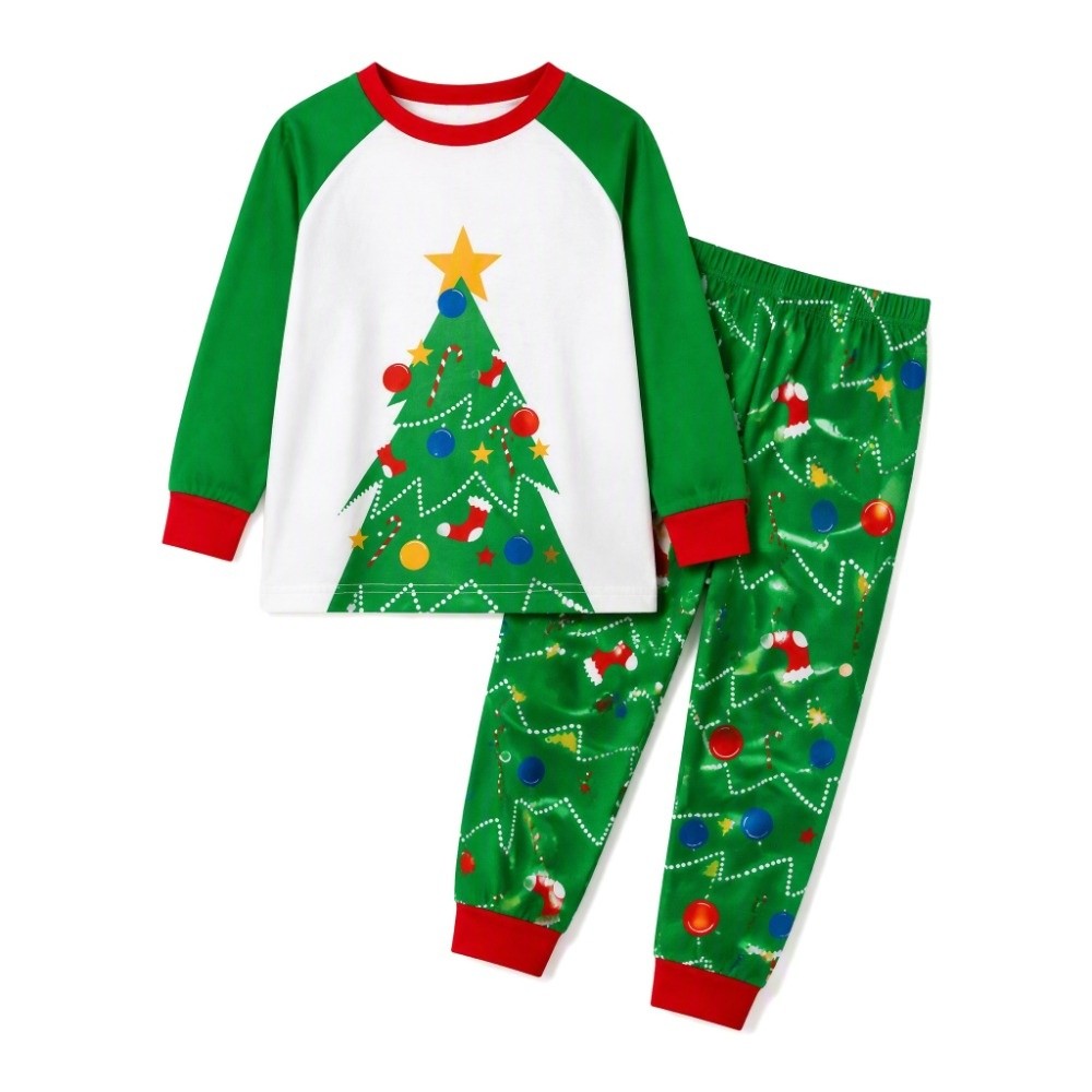 Long Sleeve Christmas Pyjamas  - Family Tree Print review and price