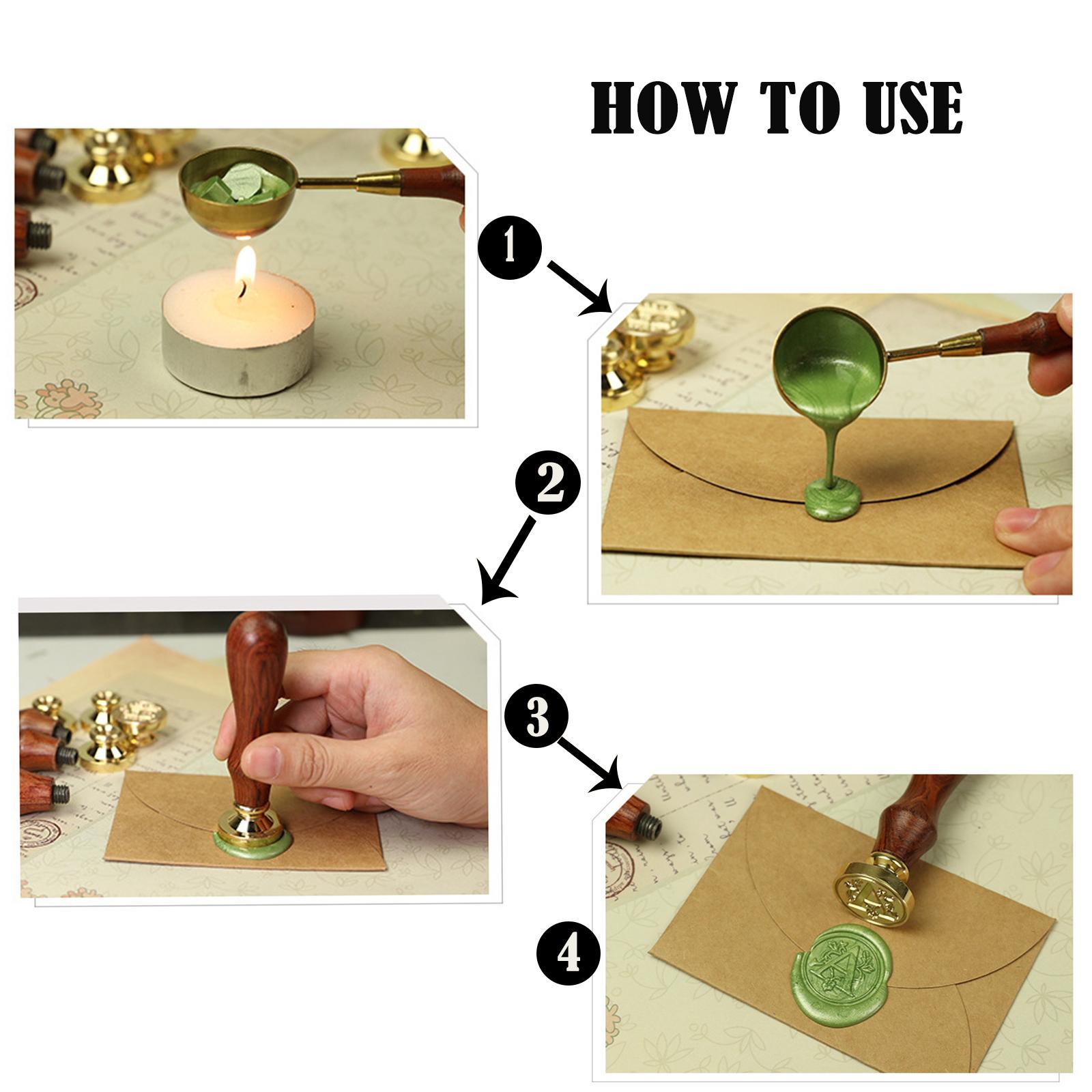 Wooden Handle Letter Seal Wax  - Wax Seal Letter Kit review and price