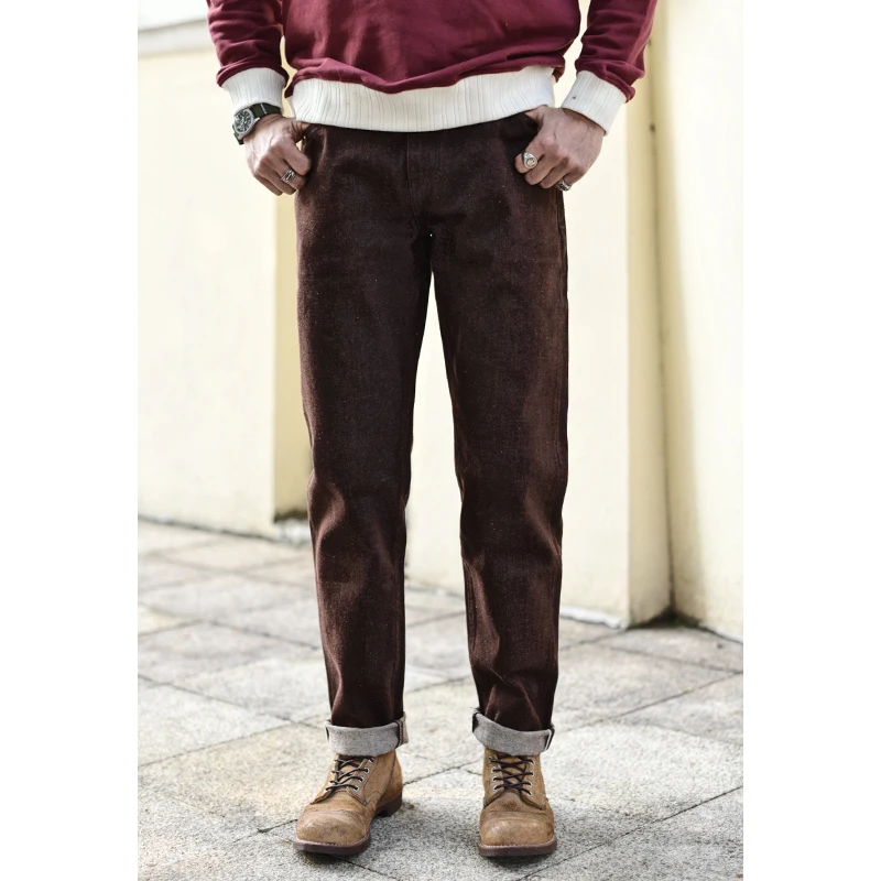 Saucezhan Men Jeans Brown Jean - Levis Jeans 501 review and price