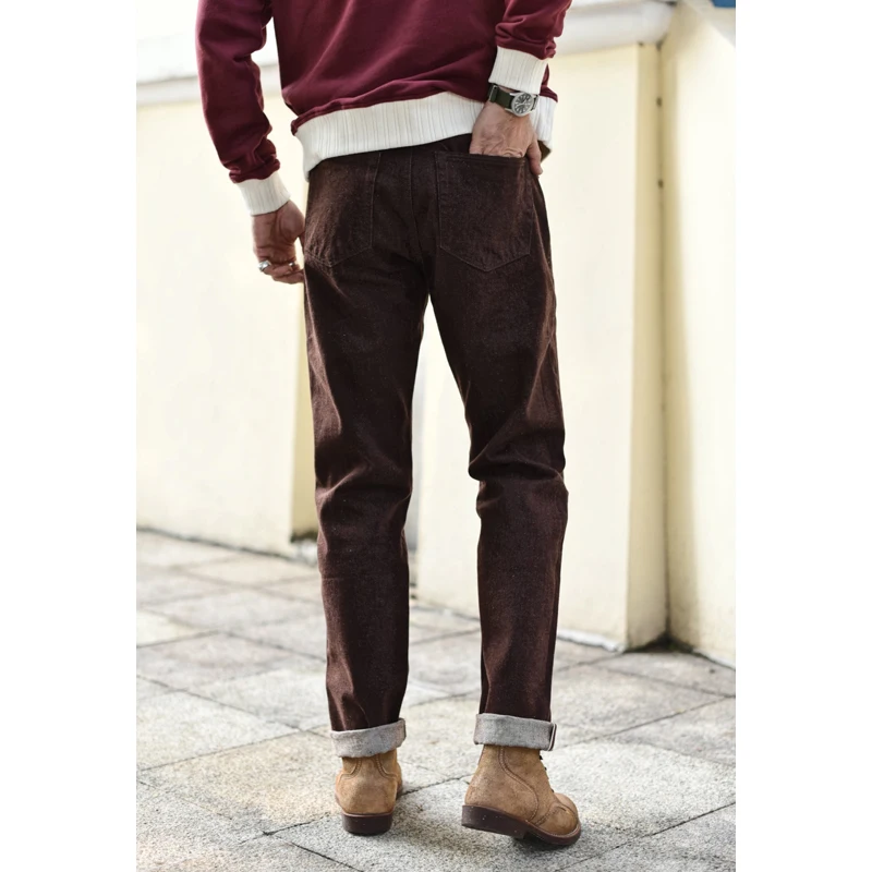 Saucezhan Men Jeans Brown Jean - Levis Jeans 501 review and price