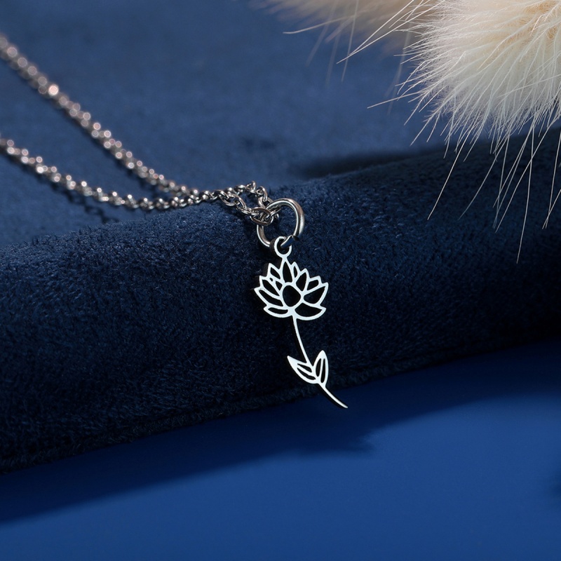 Cxwind Stainless Steel Birth M - Birth Flower Necklace review and price