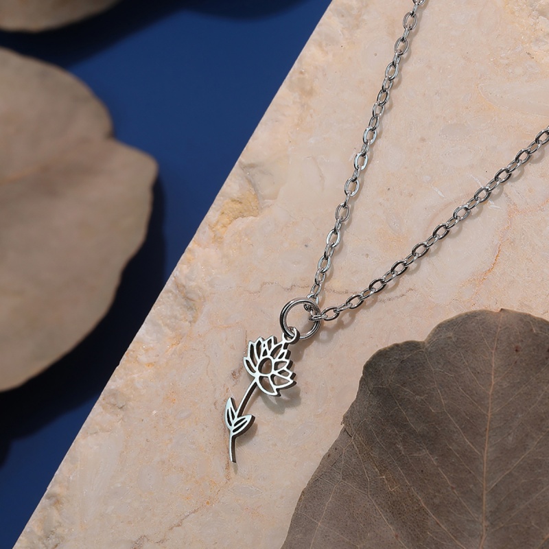 Cxwind Stainless Steel Birth M - Birth Flower Necklace review and price