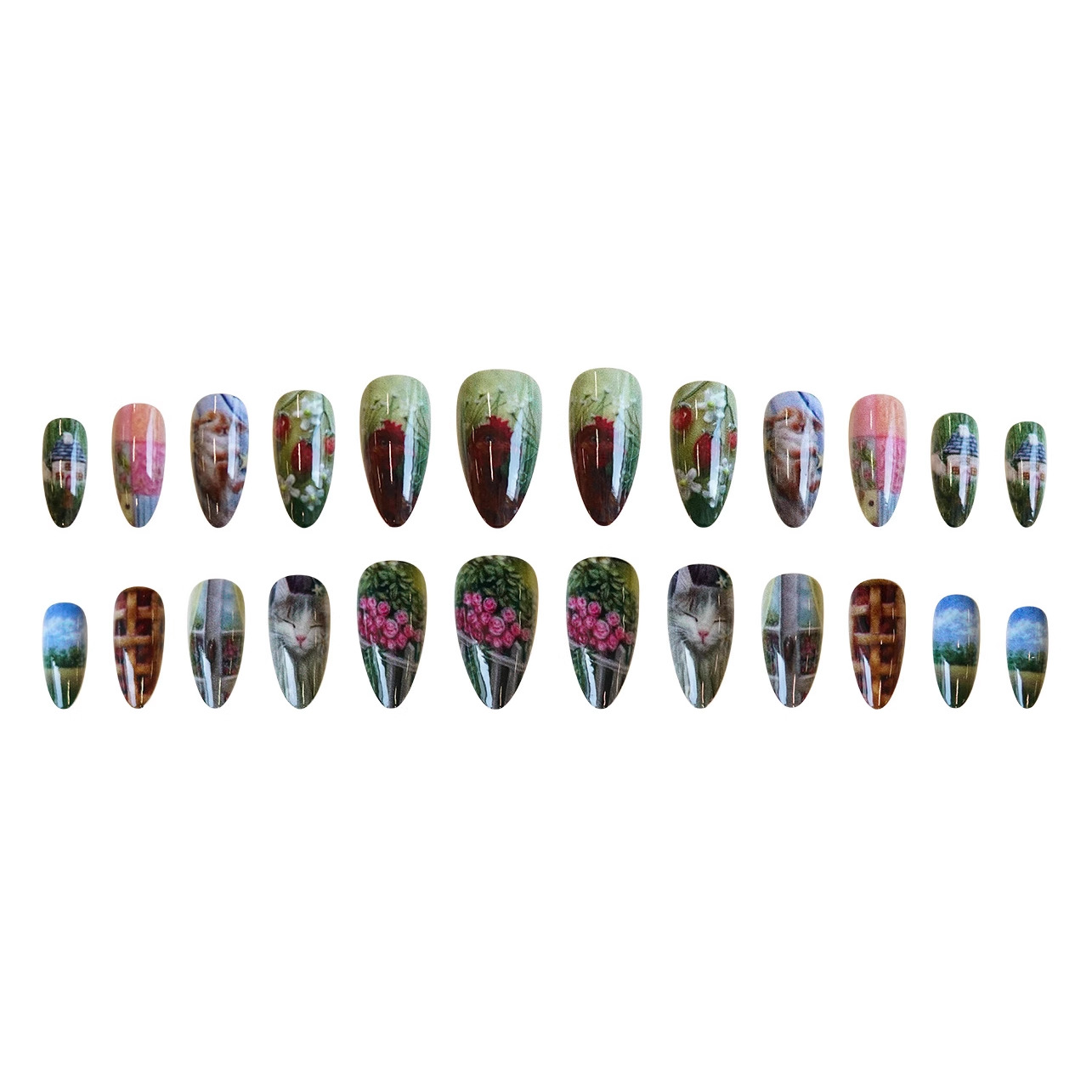 24pcs Pastoral Style Almond Pr - Pressed Flower Art review and price
